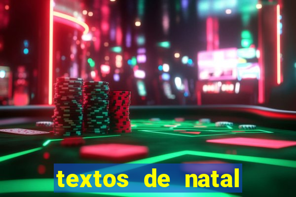 textos de natal para leitura